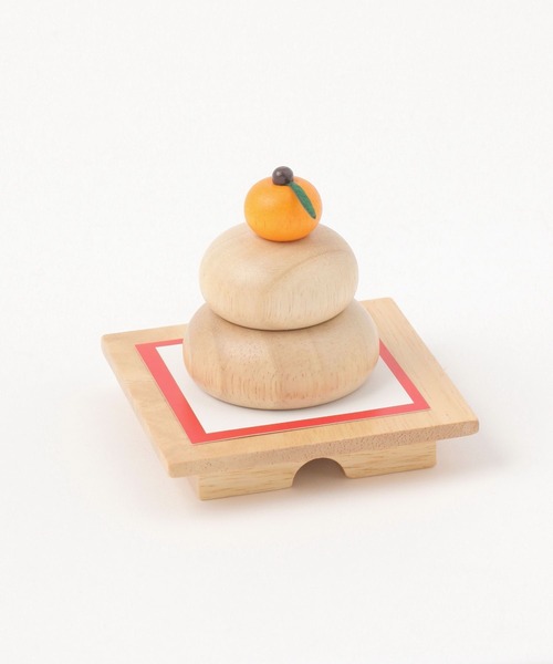 木製鏡餅（メープル・径約10.5cm） 木製鏡餅（メープル・径約10.5cm）