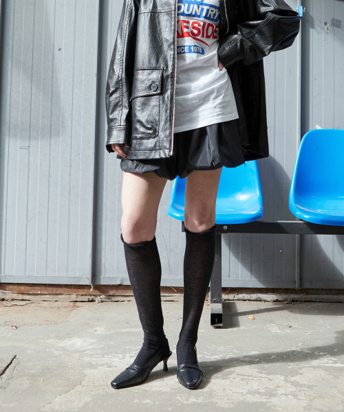 CUSTOMADE WOMAN(カスタメイドウーマン)の「5cmスリムキトンヒールスリングバックエバ(CW0091BK)(サンダル・レディース・ブラック・24.5cm/25cm/22.5cm/23cm/23.5cm/24cm)」の2枚目の写真