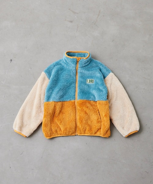 Fluffy BROTHERS（フラッフィーブラザーズ）の「ボアジャケット（大人サイズ）（その他アウター・メンズ・ブルーグレー・M/L/XL）」の5枚目の写真