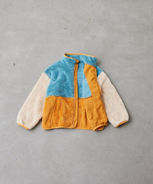 Fluffy BROTHERS（フラッフィーブラザーズ）の「ボアジャケット（大人サイズ）（その他アウター・メンズ・ブルーグレー・M/L/XL）」の6枚目の写真