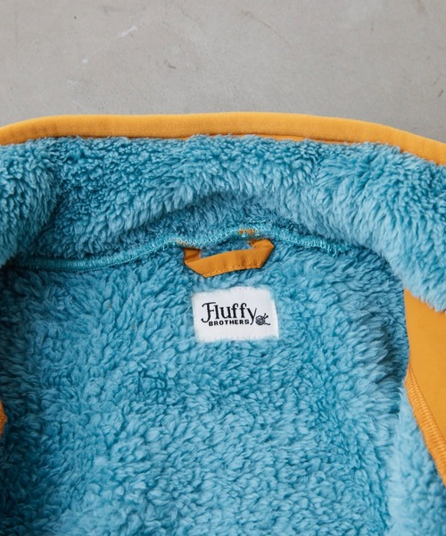 Fluffy BROTHERS（フラッフィーブラザーズ）の「ボアジャケット（大人サイズ）（その他アウター・メンズ・ブルーグレー・M/L/XL）」の10枚目の写真