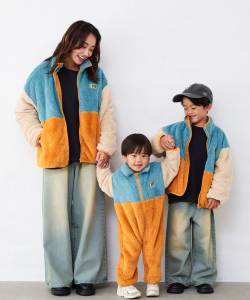 Fluffy BROTHERS（フラッフィーブラザーズ）の「ボアジャケット（大人サイズ）（その他アウター・メンズ・ブルーグレー・M/L/XL）」の19枚目の写真