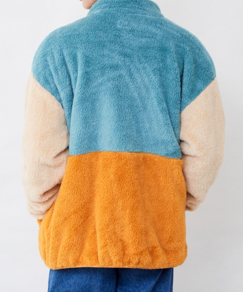 Fluffy BROTHERS（フラッフィーブラザーズ）の「ボアジャケット（大人サイズ）（その他アウター・メンズ・ブルーグレー・M/L/XL）」の20枚目の写真