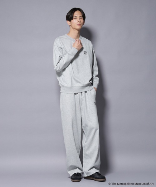 NANO universe(ナノユニバース)の「「The Met」ロゴ刺繍 2WAYワイドスウェットパンツ(セットアップ可)(スウェットパンツ・メンズ・グレー/ブラウン/ネイビー・L/M)」の7枚目の写真