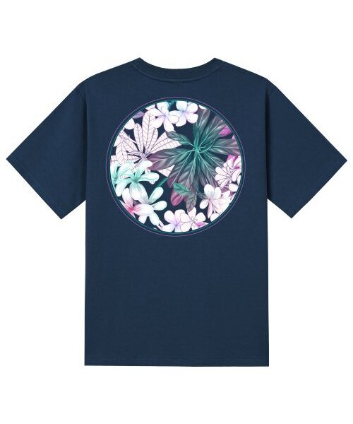 KAN6312(カン6312)の「KTN0076 ナジュン 半袖Tシャツ - ネイビー(Tシャツ/カットソー・メンズ・その他・LARGE/MEDIUM/SMALL/X-LARGE)」の1枚目の写真