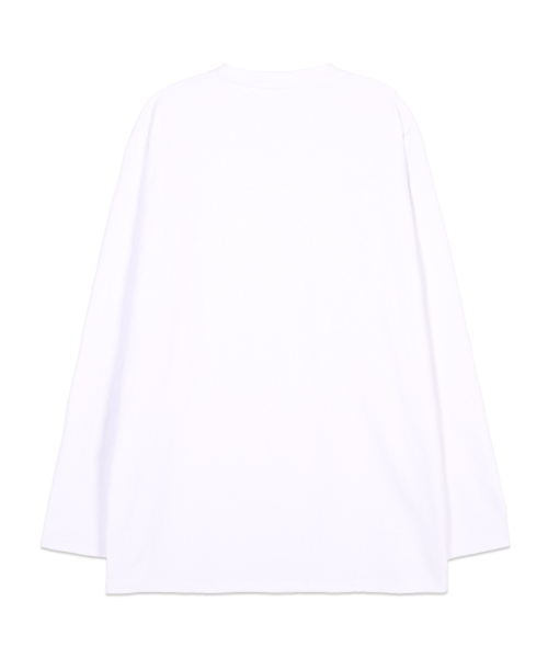 ASTRAL PROJECTION（アストラルプロジェクション）の「イナー スペース オーバーサイズ ロングスリーブ Tシャツ_ホワイト（Tシャツ/カットソー・メンズ・その他・LARGE/MEDIUM/X-LARGE/XX-LARGE）」の2枚目の写真