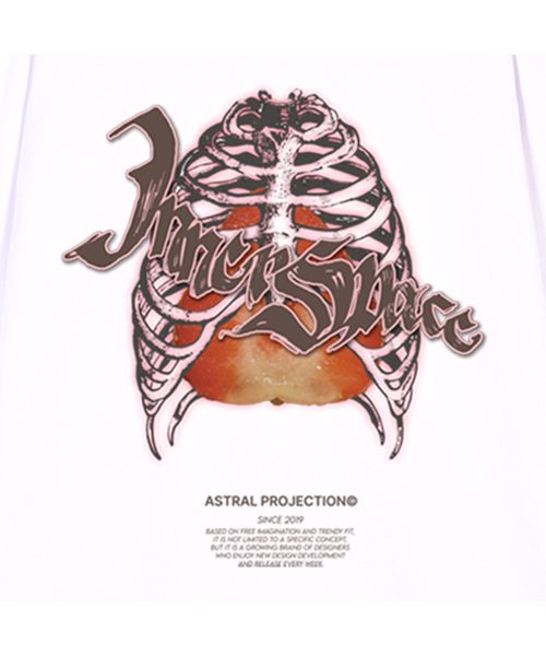 ASTRAL PROJECTION（アストラルプロジェクション）の「イナー スペース オーバーサイズ ロングスリーブ Tシャツ_ホワイト（Tシャツ/カットソー・メンズ・その他・LARGE/MEDIUM/X-LARGE/XX-LARGE）」の5枚目の写真