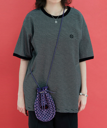 UNALLOYED（アナロイド）の「メッシュニットストリングバッグ / パープル（メッセンジャーバッグ）」