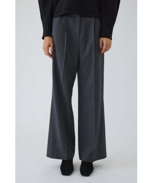 RIM.ARK（リムアーク）の「Leather like patch PT レザーライクパッチパンツ（スラックス・レディース・ブラウン/グレー/ブラック・36/38）」の20枚目の写真