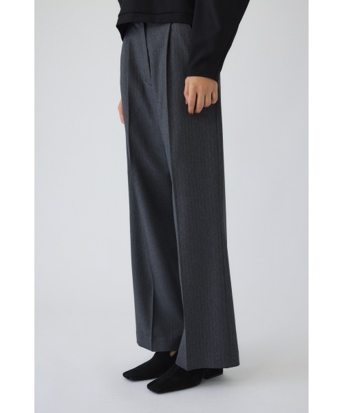 RIM.ARK（リムアーク）の「Leather like patch PT レザーライクパッチパンツ（スラックス・レディース・ブラウン/グレー/ブラック・36/38）」の21枚目の写真