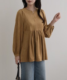 SUNFLOWER EIGHT（サンフラワーエイト）の「キーネックぺプラムチュニック（その他トップス）」