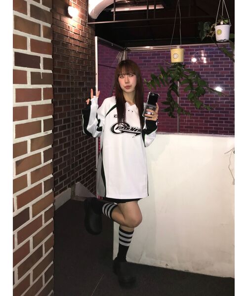 PHYSICAL DEPARTMENT(フィジカル デパートメント)の「マッシュモーターサイクルラグランロングスリーブ_ホワイト(Tシャツ/カットソー・レディース・その他・SMALL/MEDIUM/LARGE/WS/X-LARGE)」の17枚目の写真