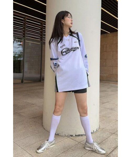PHYSICAL DEPARTMENT(フィジカル デパートメント)の「マッシュモーターサイクルラグランロングスリーブ_ホワイト(Tシャツ/カットソー・レディース・その他・SMALL/MEDIUM/LARGE/WS/X-LARGE)」の19枚目の写真