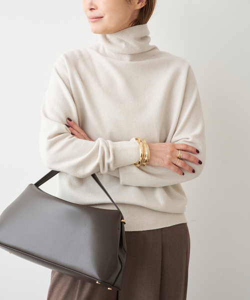 ぺぺのふ24aw Deuxieme Classe CAPRI タートル CAPRI タートルネック プルオーバー（ニット/セーター）｜capri