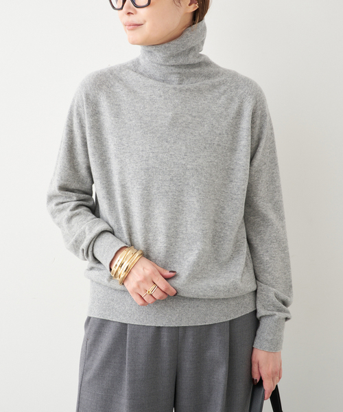 CAPRI タートルネック プルオーバー（ニット/セーター）｜capri