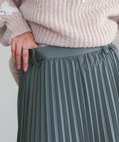 somari imagination(ソマリ イマジネーション)の「『ティアードプリーツスカート』(スカート・レディース・ブルー/ブラック・FREE)」の12枚目の写真