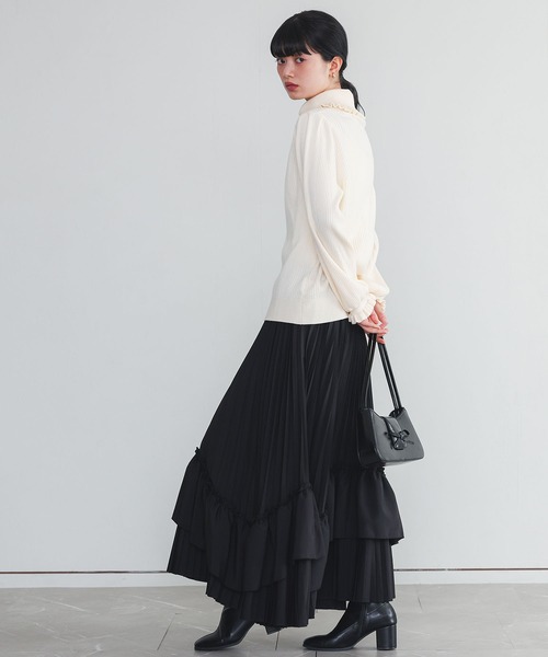 somari imagination(ソマリ イマジネーション)の「『ティアードプリーツスカート』(スカート・レディース・ブルー/ブラック・FREE)」の16枚目の写真