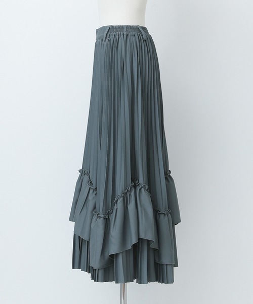 somari imagination(ソマリ イマジネーション)の「『ティアードプリーツスカート』(スカート・レディース・ブルー/ブラック・FREE)」の20枚目の写真