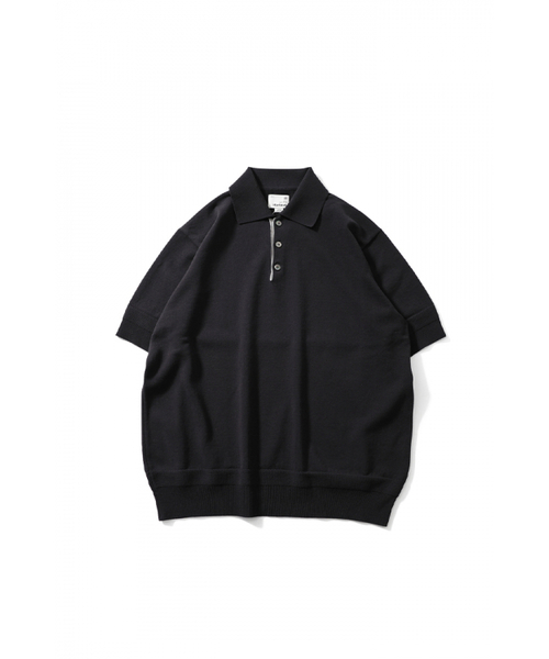 HORLISUN(ホーリーサン)の「Dana Cotton Pullover Collar Knit Ash Black(ポロシャツ・レディース・その他・LARGE/MEDIUM)」の2枚目の写真