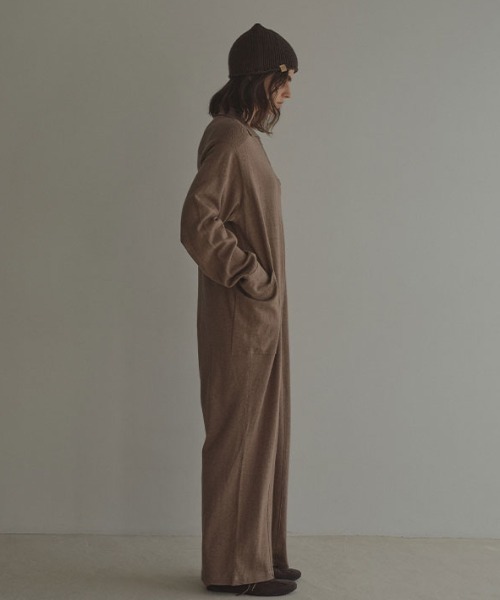 セール】ハイゲージニットオールインワン（つなぎ/オールインワン