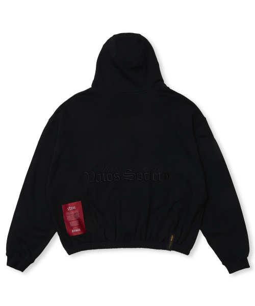 STIGMA(スティグマ)の「ML CROP ZIP-UP BLACK(パーカー・メンズ・その他・MEDIUM/LARGE/X-LARGE)」の2枚目の写真