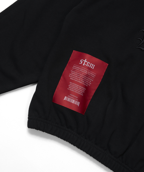 STIGMA(スティグマ)の「ML CROP ZIP-UP BLACK(パーカー・メンズ・その他・MEDIUM/LARGE/X-LARGE)」の10枚目の写真