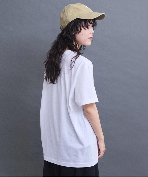 I am I in fact...(アイアムアイインファクト)の「teddybear Tシャツ(Tシャツ/カットソー・レディース・ピンク/ホワイト・FREE)」の7枚目の写真