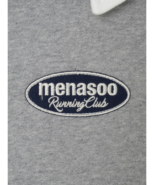 MENASOO(ミナス)の「カラーコンビネーションスウェットシャツ_グレー_裏起毛(スウェット・レディース・グレー・F)」の16枚目の写真