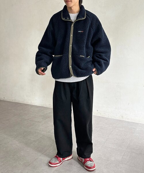 CPCM(シーピーシーエム)の「スタンドボアブルゾン(ブルゾン・メンズ・ブラウン/ネイビー・MEDIUM/LARGE)」の22枚目の写真