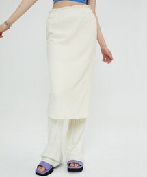 SPERONE WOMEN（スペローネウーマン）の「リラックスドシアサーカー スカート (クリーム)（スカート）」
