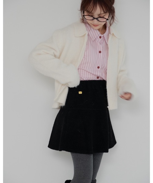 jumelle（ジュメロ）の「フレアミニスカート（スカート・レディース・ブラック・FREE）」の5枚目の写真