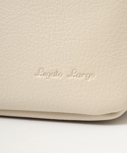 Legato Largo(レガートラルゴ)の「Legato Largo カーブリュック(バックパック/リュック・レディース・グレイッシュベージュ/アイボリー/ブラック・FREE)」の10枚目の写真