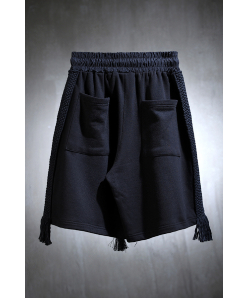 KIRTIMUKHA（キールティムカ）の「ブラックフラットロープショートパンツブラック（その他パンツ・メンズ・その他・FREE）」の5枚目の写真