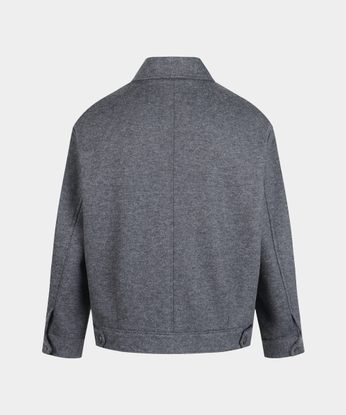 BIRBANTE(ビルバンテ)の「ウールブレンドブルゾンジャケット - グレー(ブルゾン・メンズ・グレー・MEDIUM/LARGE/X-LARGE)」の2枚目の写真