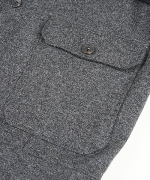 BIRBANTE(ビルバンテ)の「ウールブレンドブルゾンジャケット - グレー(ブルゾン・メンズ・グレー・MEDIUM/LARGE/X-LARGE)」の4枚目の写真
