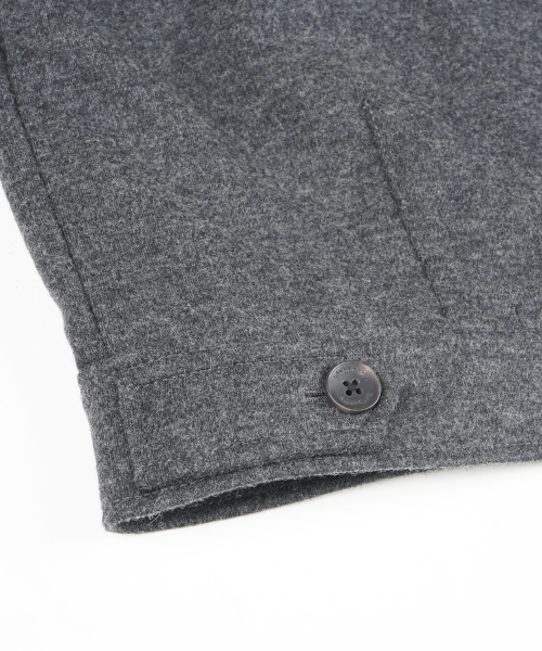 BIRBANTE(ビルバンテ)の「ウールブレンドブルゾンジャケット - グレー(ブルゾン・メンズ・グレー・MEDIUM/LARGE/X-LARGE)」の6枚目の写真