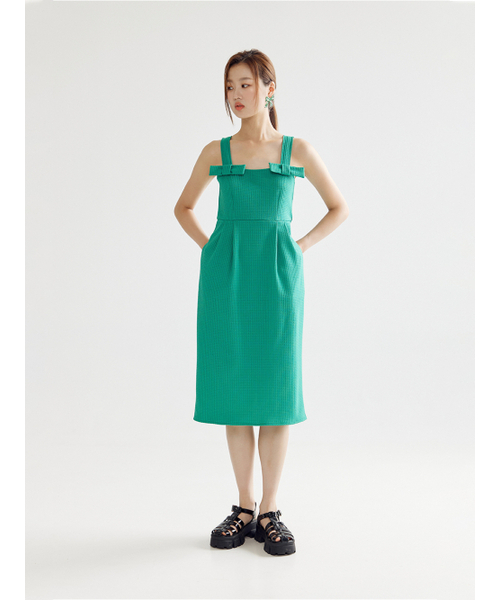 BOMNAL BOUTIQUE(ボムナルブティック)の「マーメイドミディドレス _ グリーン(ワンピース・レディース・その他・SMALL/MEDIUM)」の1枚目の写真