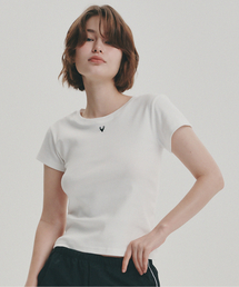 ディアシンボルクロップTシャツ(ホワイト)
