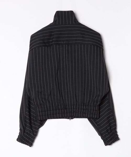 Y-3(ワイスリー)の「Y-3 PINSTRIPE SPORT UNIFORM BLOUSON(ジャージ・レディース・ブラック・MEDIUM/SMALL/X-SMALL/XX-SMALL/LARGE)」の6枚目の写真