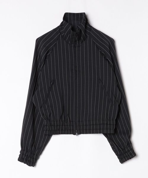 Y-3(ワイスリー)の「Y-3 PINSTRIPE SPORT UNIFORM BLOUSON(ジャージ・レディース・ブラック・MEDIUM/SMALL/X-SMALL/XX-SMALL/LARGE)」の5枚目の写真