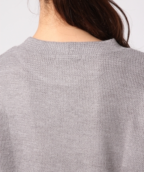 GLOBAL WORK（グローバルワーク）の「シャツコンビプルオーバー長袖２/709683（ニット/セーター・レディース・ブラック/ライトベージュ/ネイビー/グレー・SMALL/LARGE/MEDIUM）」の11枚目の写真