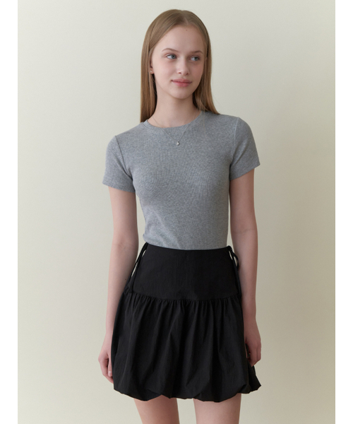 RE_L（リエル）の「Blueberry half t-shirt (gray)（Tシャツ/カットソー・レディース・その他・FREE）」の3枚目の写真