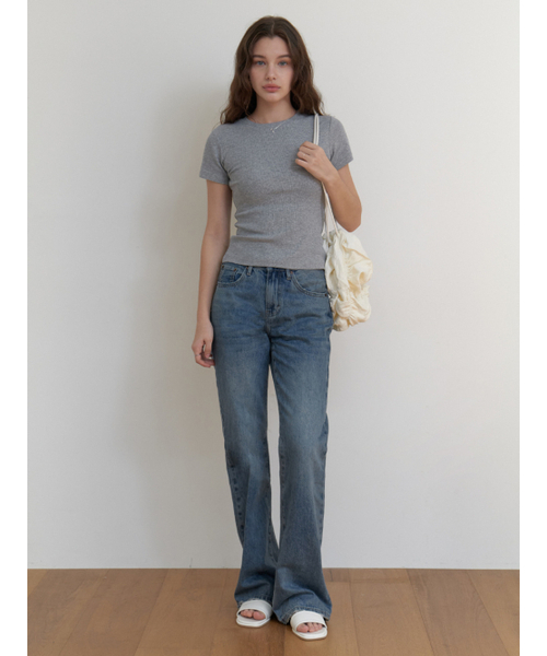 RE_L（リエル）の「Blueberry half t-shirt (gray)（Tシャツ/カットソー・レディース・その他・FREE）」の5枚目の写真