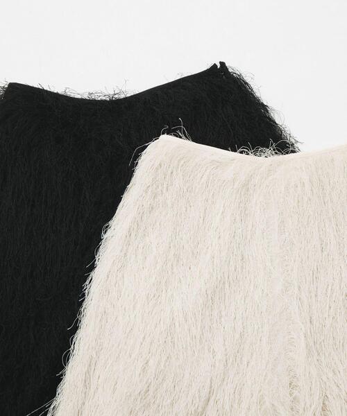 LAATO（ラート）の「fringe culottes（その他パンツ・レディース・オフホワイト/ブラック・FREE）」の10枚目の写真