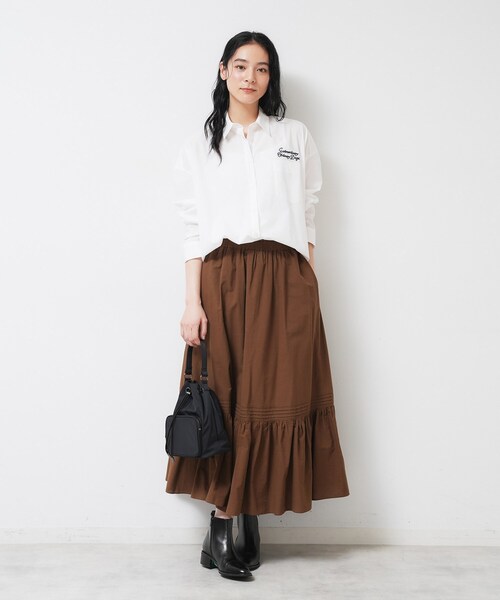 Dessin(デッサン)の「【2WAY/軽量】巾着ショルダーバッグ(ショルダーバッグ・レディース・ライトブルー/ブラック・00)」の4枚目の写真