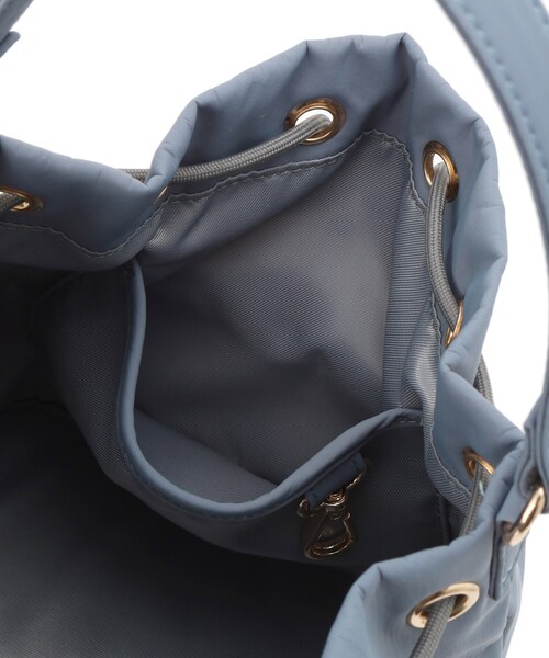 Dessin(デッサン)の「【2WAY/軽量】巾着ショルダーバッグ(ショルダーバッグ・レディース・ライトブルー/ブラック・00)」の17枚目の写真