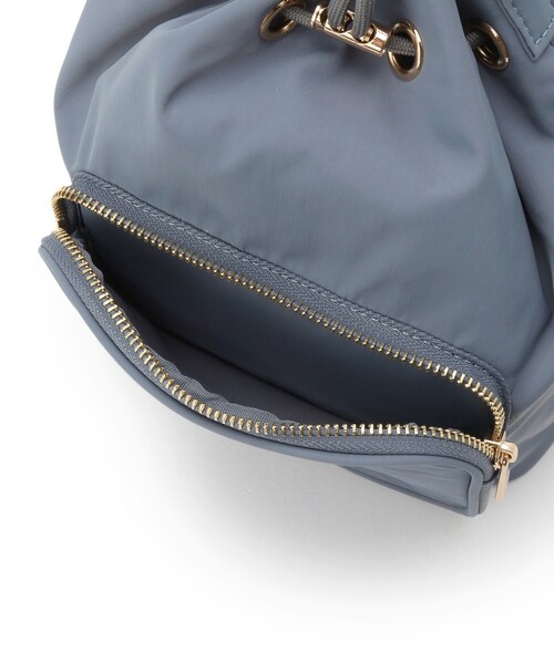 Dessin(デッサン)の「【2WAY/軽量】巾着ショルダーバッグ(ショルダーバッグ・レディース・ライトブルー/ブラック・00)」の19枚目の写真