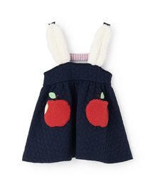 baby cheer（ベイビーチアー）の「りんごポケットジャンパースカート（ジャンパースカート・キッズ）」