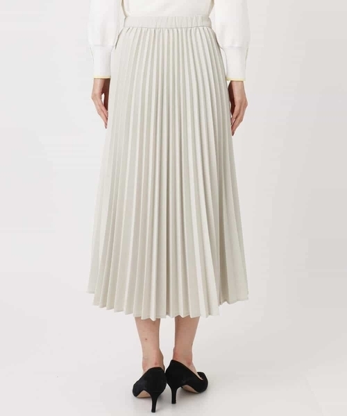 MK MICHEL KLEIN（エムケーミッシェルクラン）の「[洗える]プリーツデザインスカート（スカート・レディース・ネイビー/ベージュ・38）」の14枚目の写真