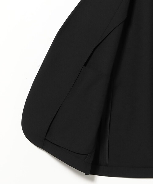N-798 良品　ATON エイトン　ノーカラーウールジャケット　4 ブラック COMPACT WOOL | ノーカラージャケット / ATON | ファッション通販